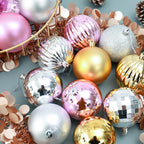 Christmas Ornament featuring a festive set of Christmas ornaments for tree decorating.