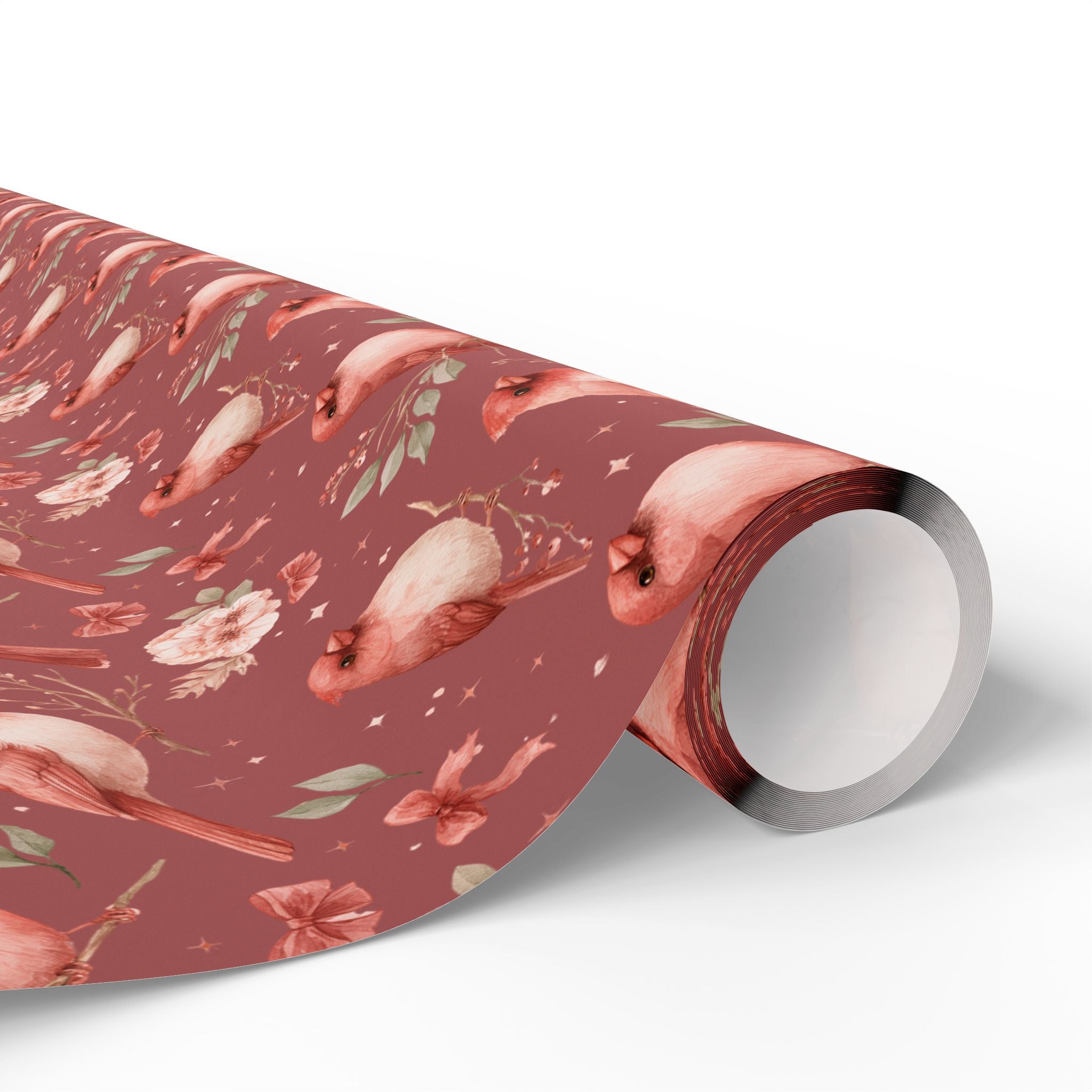 Cardinal Cheer Gift Wrap