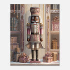 Christmas Poster featuring a colorful nutcracker scene full of festive Christmas magic.