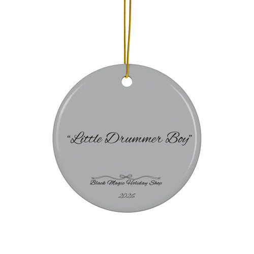 "Little Drummer Boy" Ceramic Ornament