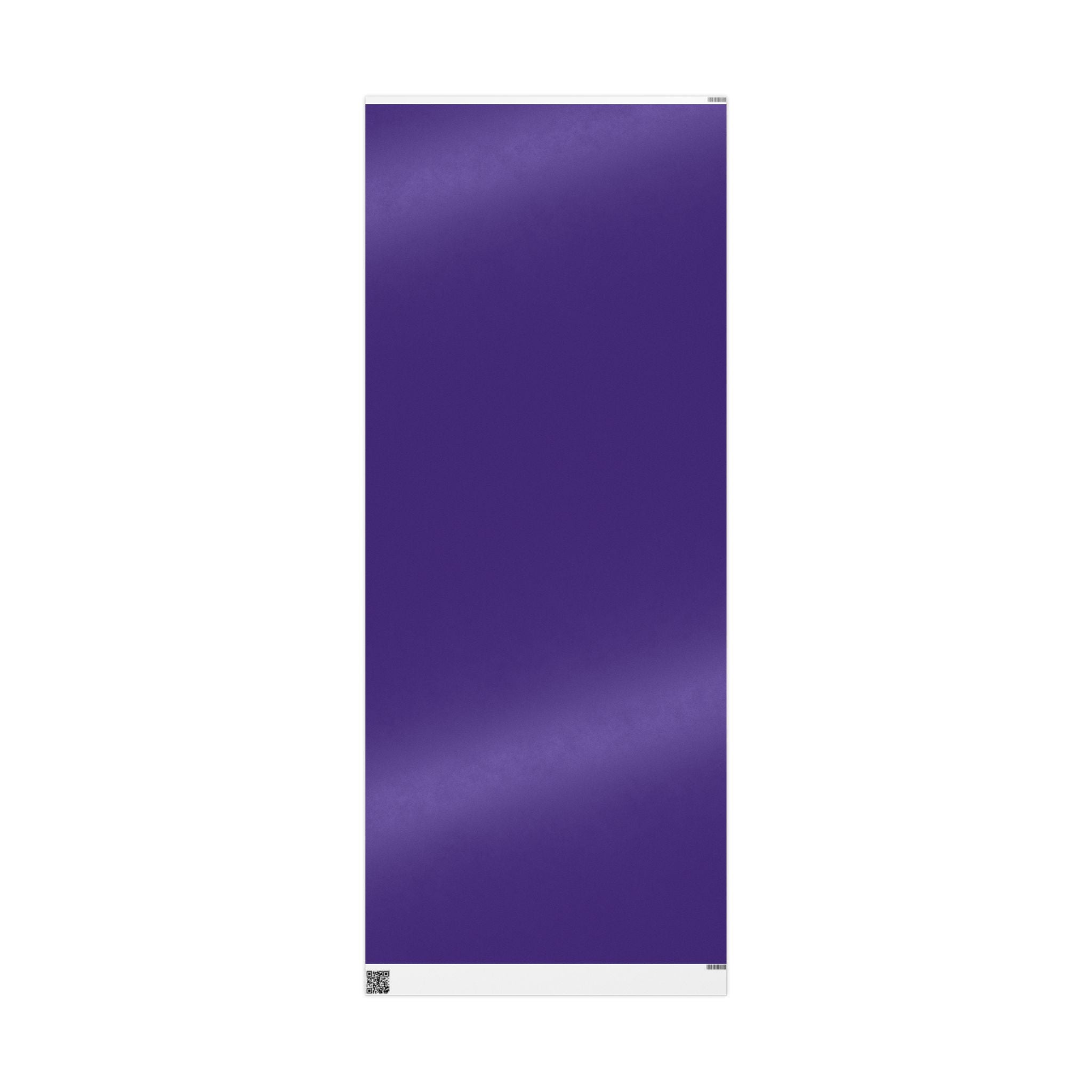 Christmas Wrapping Paper featuring solid nutcracker purple gift wrap made to coordinate with holiday decorations.