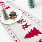 Christmas Table Runner featuring a festive Christmas table runner for holiday dining.