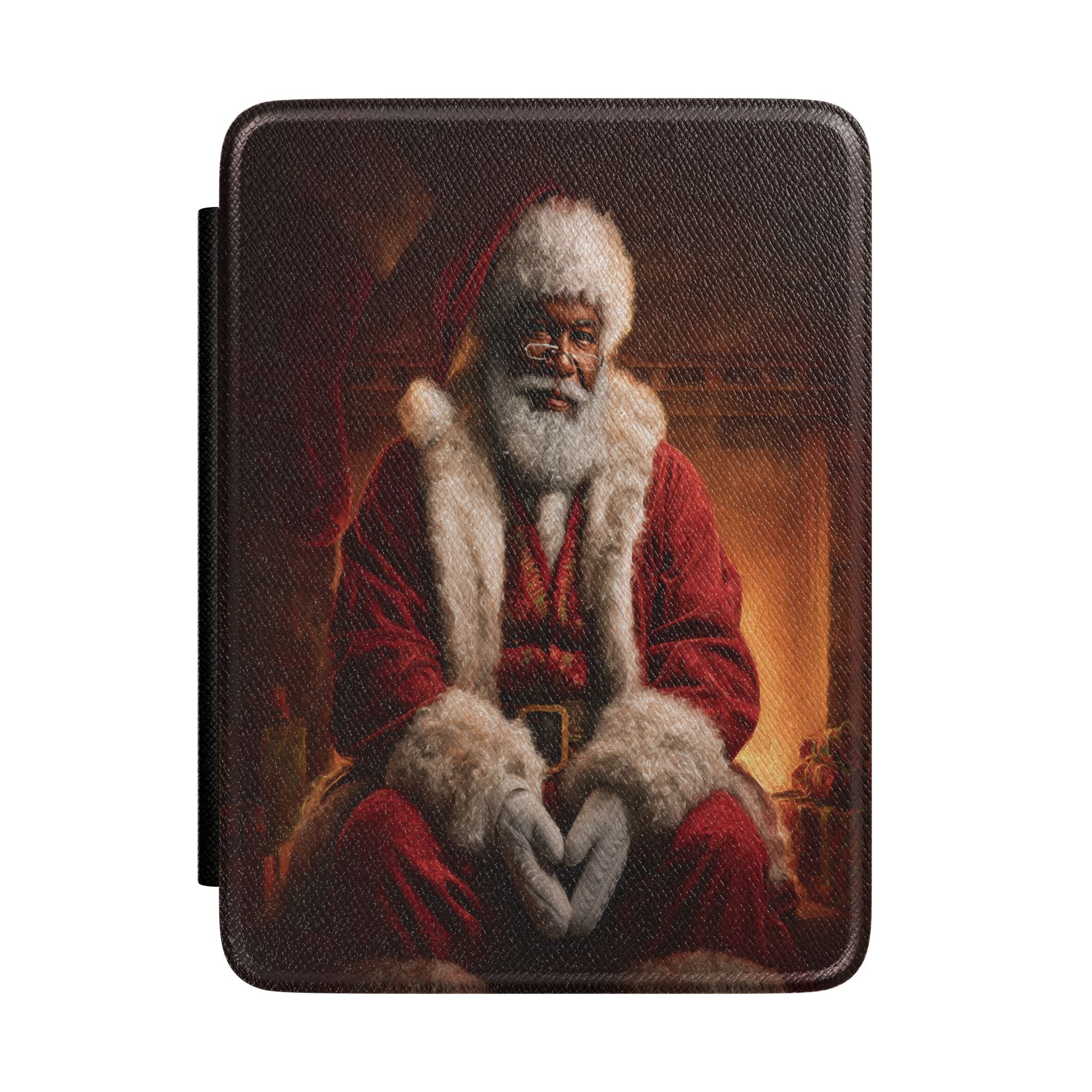 Copy of Copy of Copy of Copy of Copy of Kindle Case — Vintage Black Santa with Children Holiday E-Reader Cover