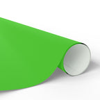 Christmas Wrapping Paper featuring solid holiday meanie green gift wrap made to coordinate with holiday decorations.