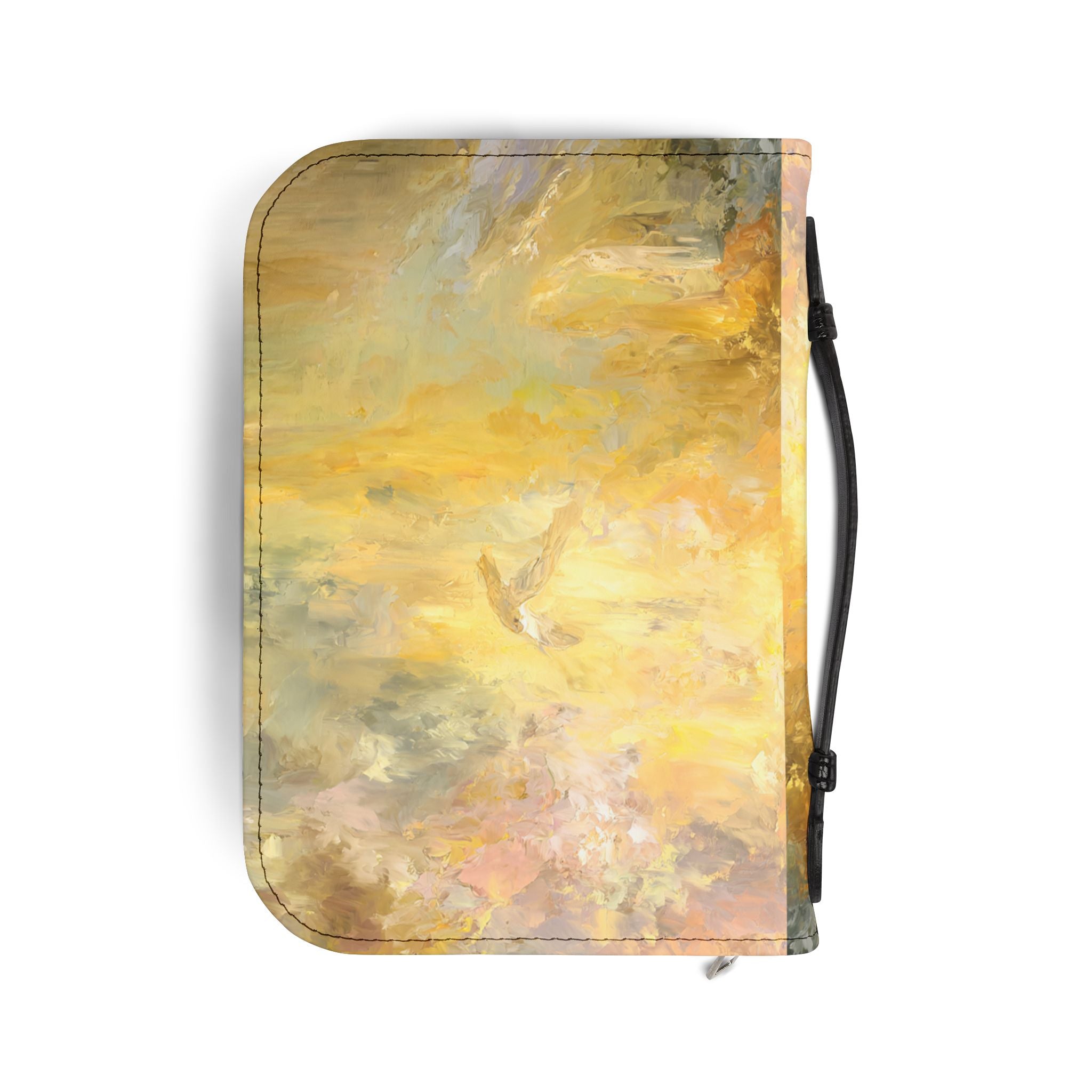 Bible Cover featuring an inspirational Bible verse design on a protective Bible cover.