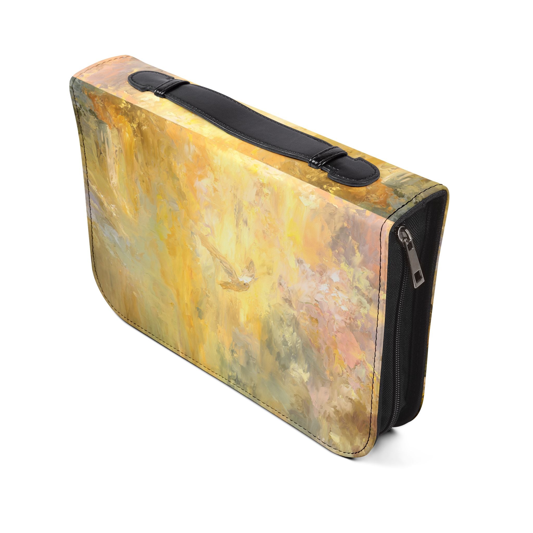 Bible Cover featuring an inspirational Bible verse design on a protective Bible cover.