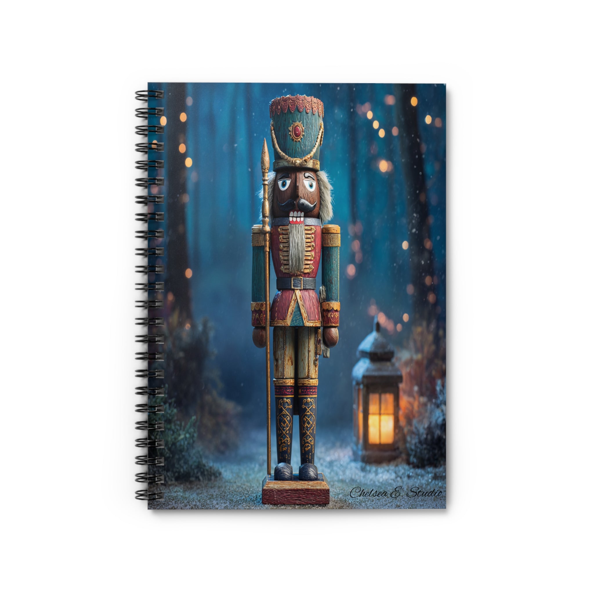 Nutcracker Christmas Spiral Notebook