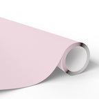 Christmas Wrapping Paper featuring solid nutcracker blush pink gift wrap made to coordinate with holiday decorations.