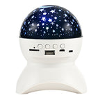 Christmas Light Projector featuring a star projector and Bluetooth speaker for cozy holiday lighting.