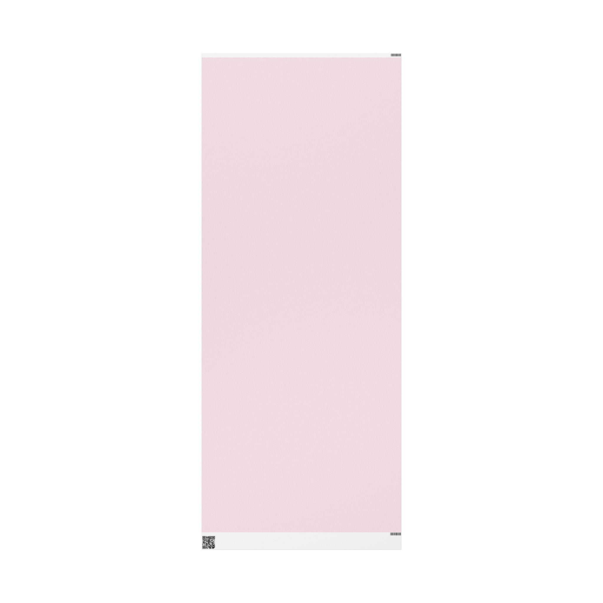 Christmas Wrapping Paper featuring solid nutcracker blush pink gift wrap made to coordinate with holiday decorations.