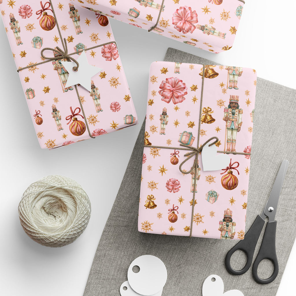 Pink Sugar Plum Nutcracker Gift Wrap