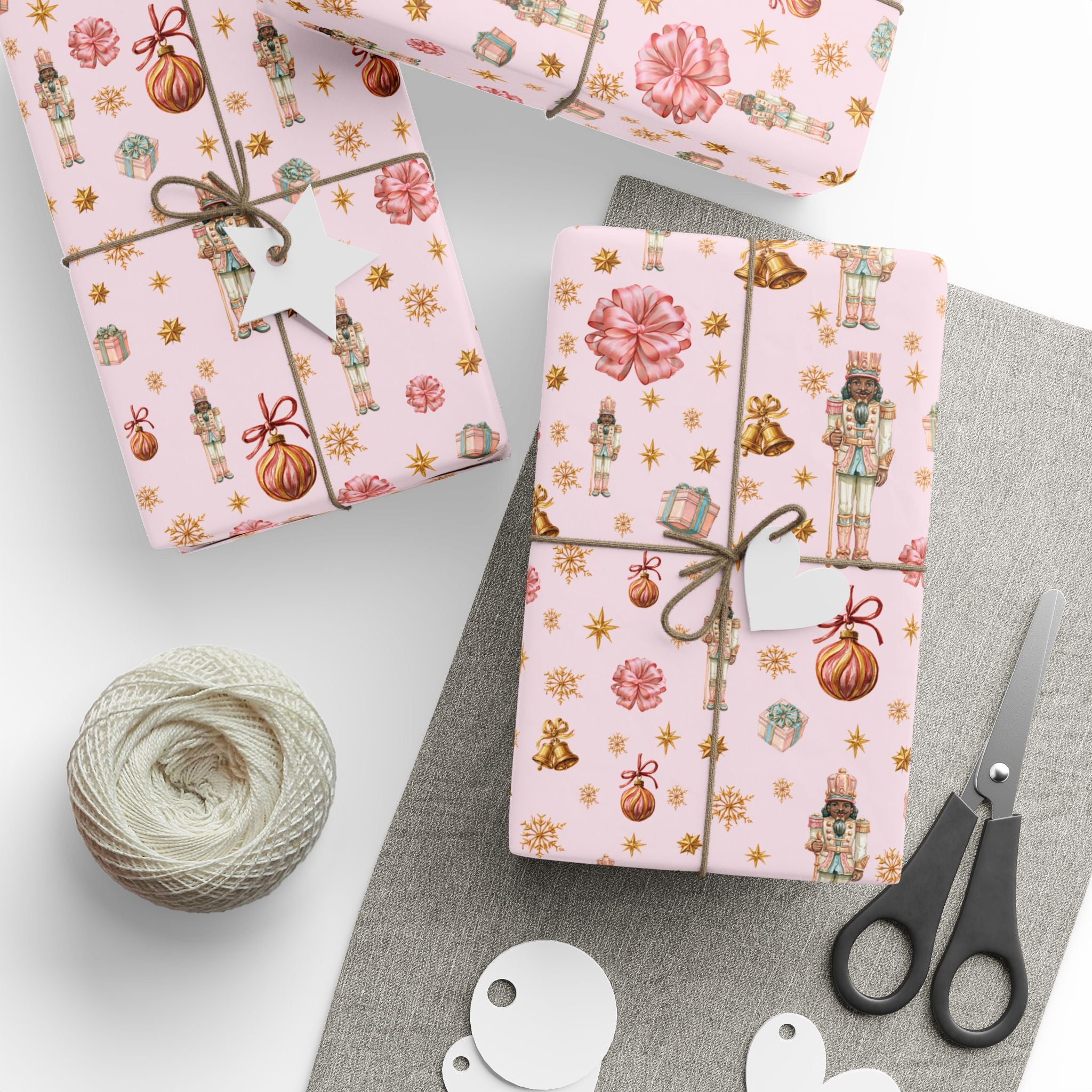 Pink Sugar Plum Nutcracker Gift Wrap