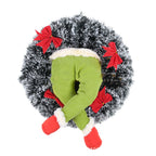 Christmas Ornament featuring a green holiday Meanie Christmas tree set with playful seasonal style.