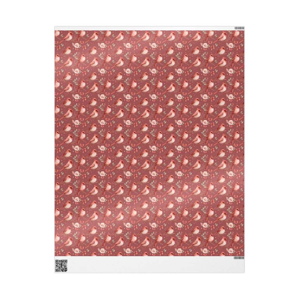 Cardinal Cheer Gift Wrap