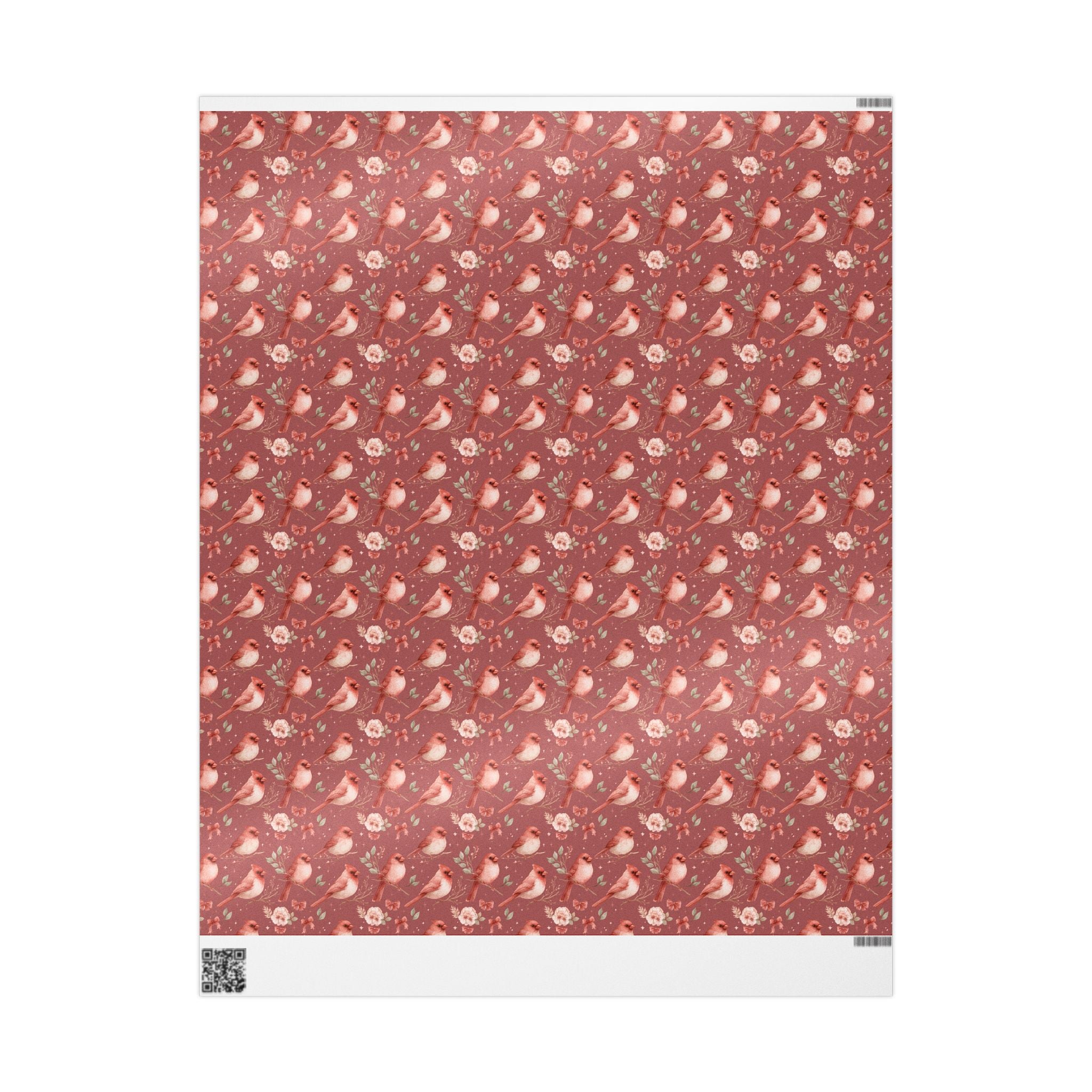 Cardinal Cheer Gift Wrap
