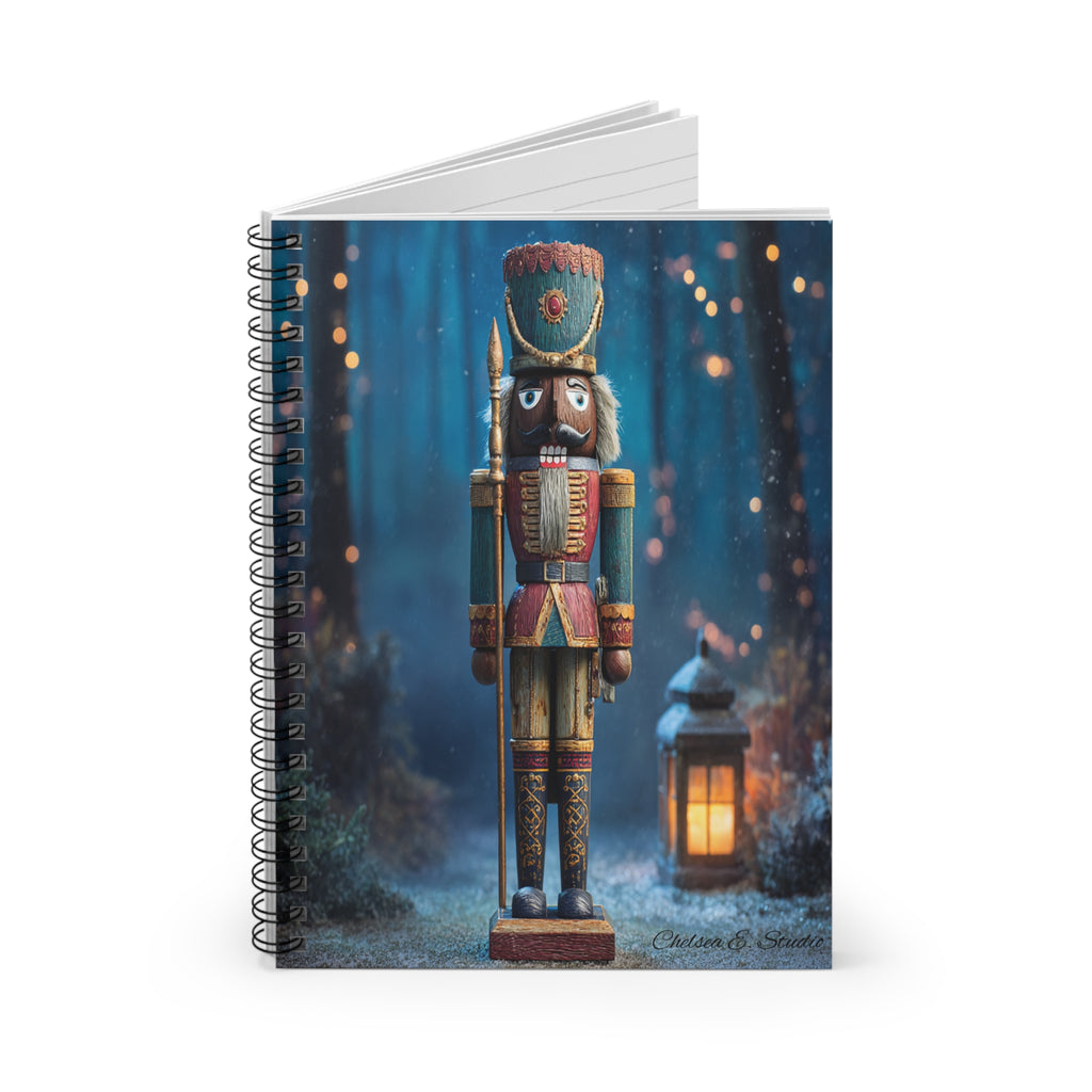 Nutcracker Christmas Spiral Notebook