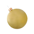 Christmas Ornament featuring oversized inflatable Christmas bulb decorations.
