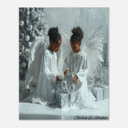 Christmas Poster featuring a sentimental Christmas scene honoring loved ones and holiday remembrance.