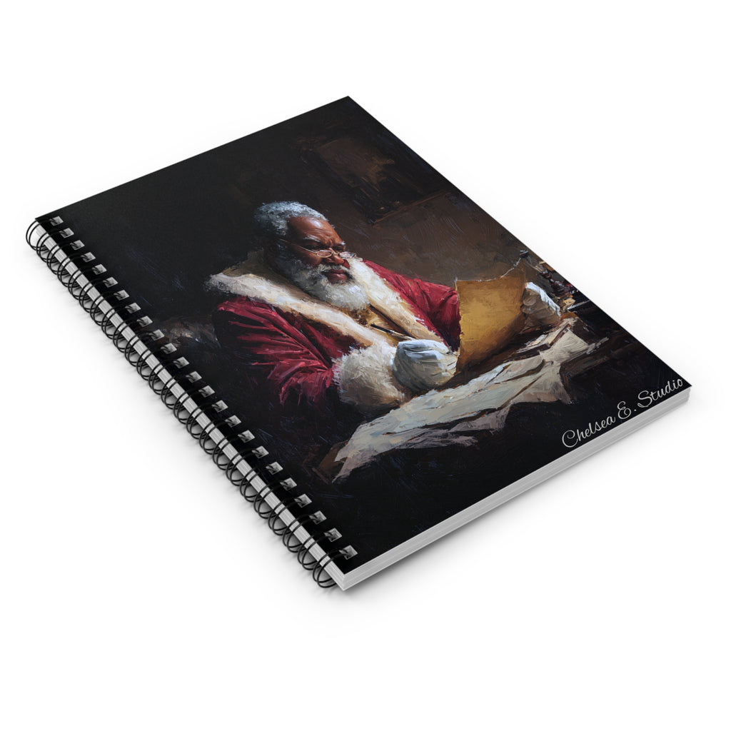 Santa Letter Spiral Notebook — Christmas Journal for Letters & Holiday Planning