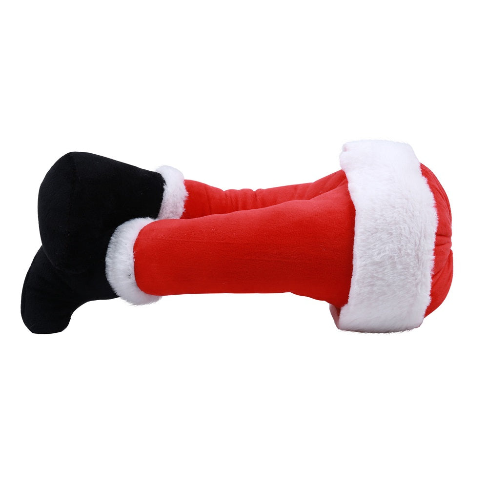 Christmas Decor featuring Elf and Santa leg decorations for playful Christmas displays.