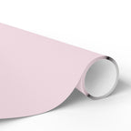 Christmas Wrapping Paper featuring solid nutcracker blush pink gift wrap made to coordinate with holiday decorations.