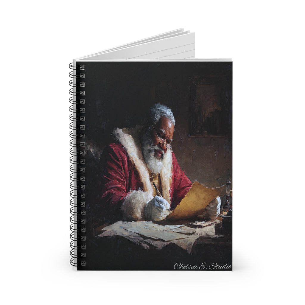 Santa Letter Spiral Notebook — Christmas Journal for Letters & Holiday Planning
