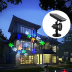 Christmas Light Projector featuring a garden snowflake light projector for outdoor holiday decorating.