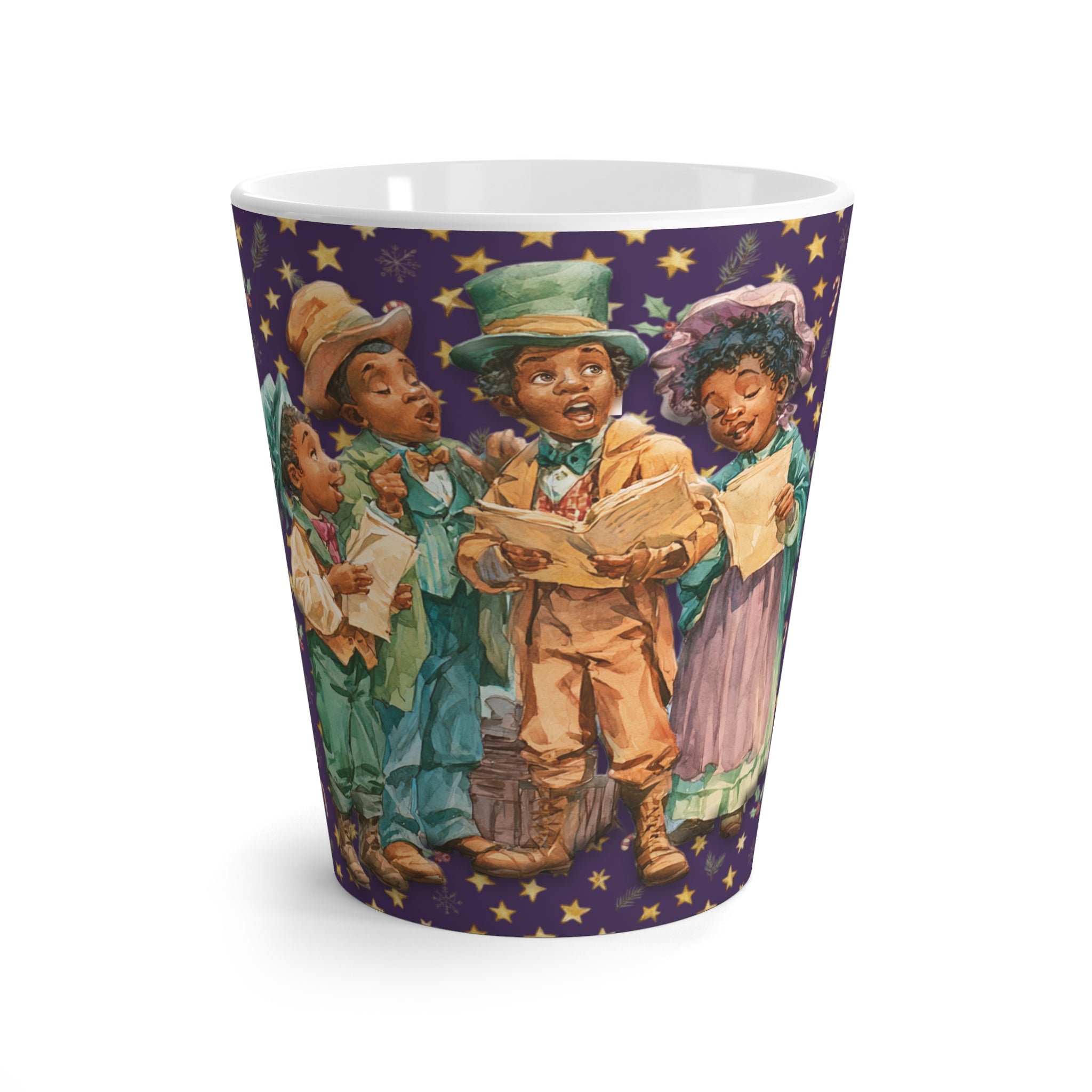 Vintage Gospel Carolers Latte Mug