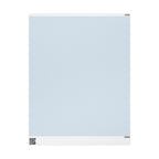 Christmas Wrapping Paper featuring solid winter blue gift wrap made to coordinate with holiday decorations.