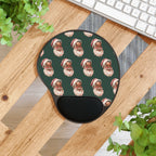 Ergonomic Christmas Mouse Pad featuring Classic Santa Ergo Mouse Pad holiday artwork.