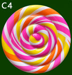 Christmas Ornament featuring oversized lollipop Christmas ornament decor.