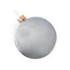 Christmas Ornament featuring oversized inflatable Christmas bulb decorations.