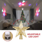 Christmas Light Projector featuring a treetop LED projector for a bright Christmas tree display.