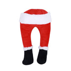 Christmas Decor featuring Elf and Santa leg decorations for playful Christmas displays.