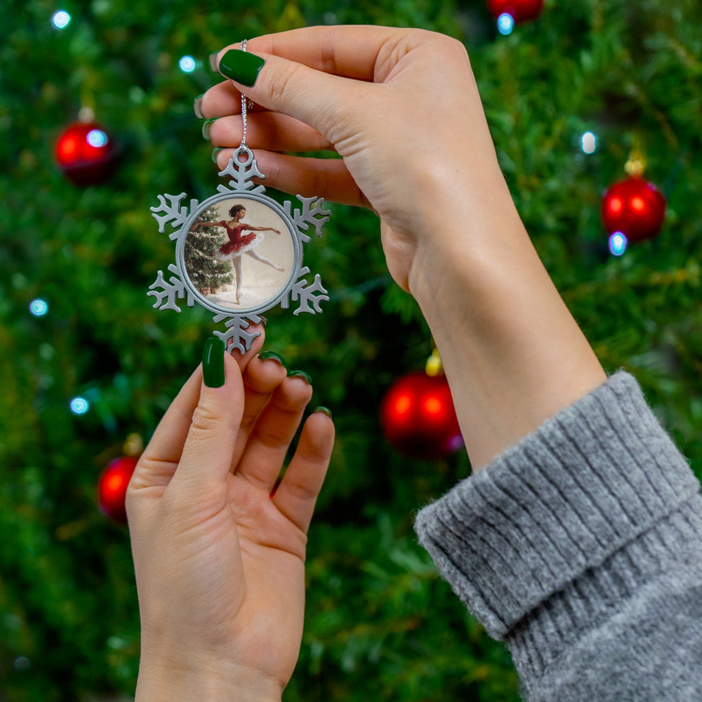 Pewter Snowflake Ornament