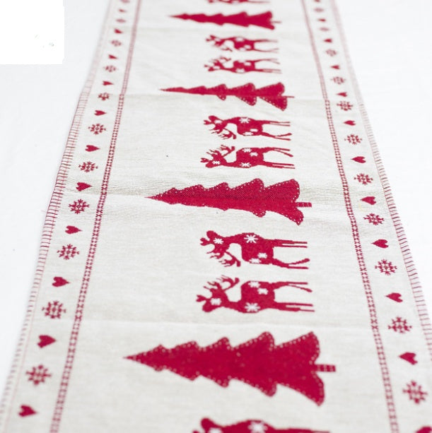 Christmas Table Runner featuring a festive Christmas table runner for holiday dining.