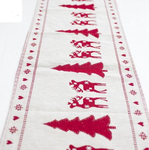 Christmas Table Runner featuring a festive Christmas table runner for holiday dining.
