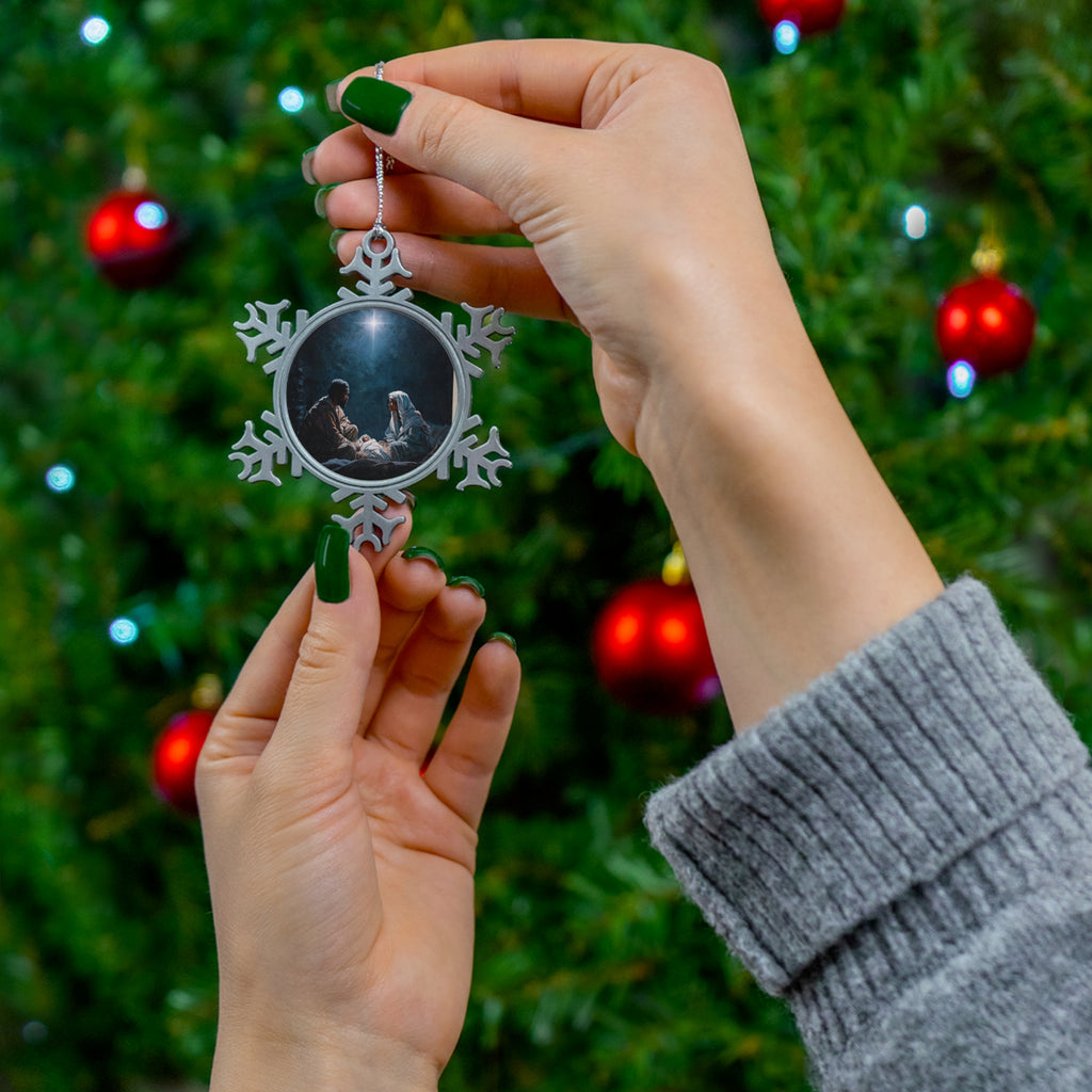Copy of Pewter Snowflake Ornament