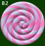 Christmas Ornament featuring oversized lollipop Christmas ornament decor.