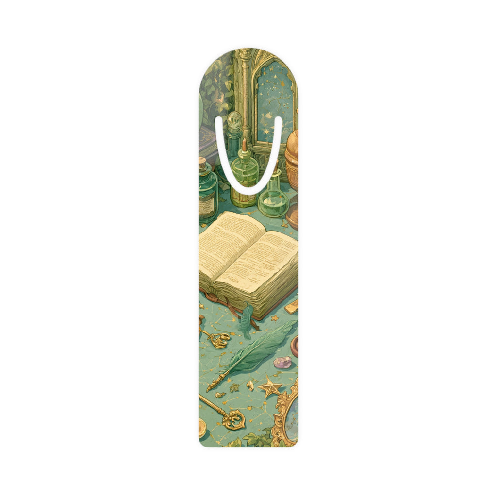 Magic Study Aluminum Bookmark