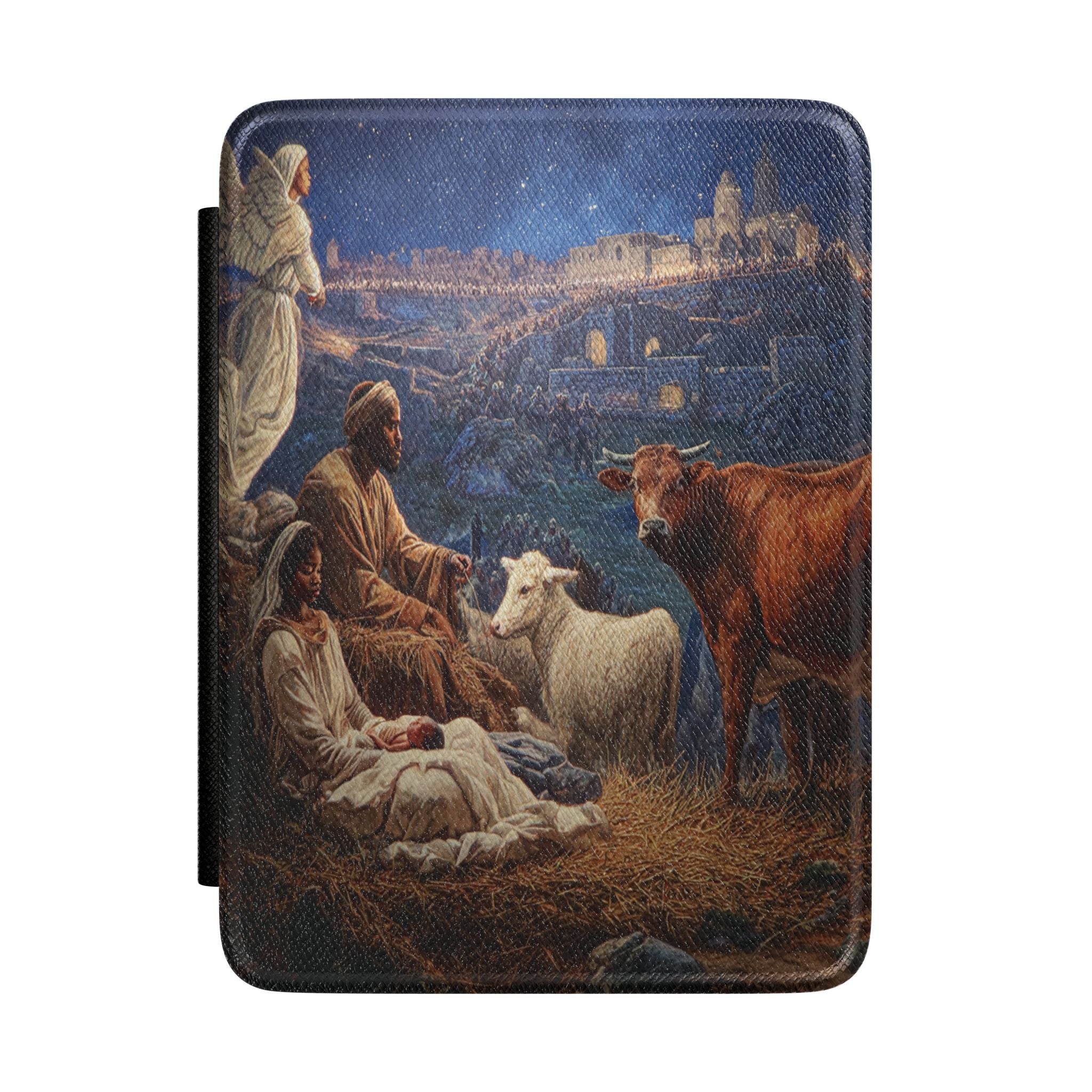 Copy of Copy of Kindle Case — Vintage Black Santa with Children Holiday E-Reader Cover