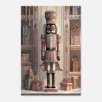 Christmas Poster featuring a colorful nutcracker scene full of festive Christmas magic.