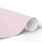 Christmas Wrapping Paper featuring solid nutcracker blush pink gift wrap made to coordinate with holiday decorations.