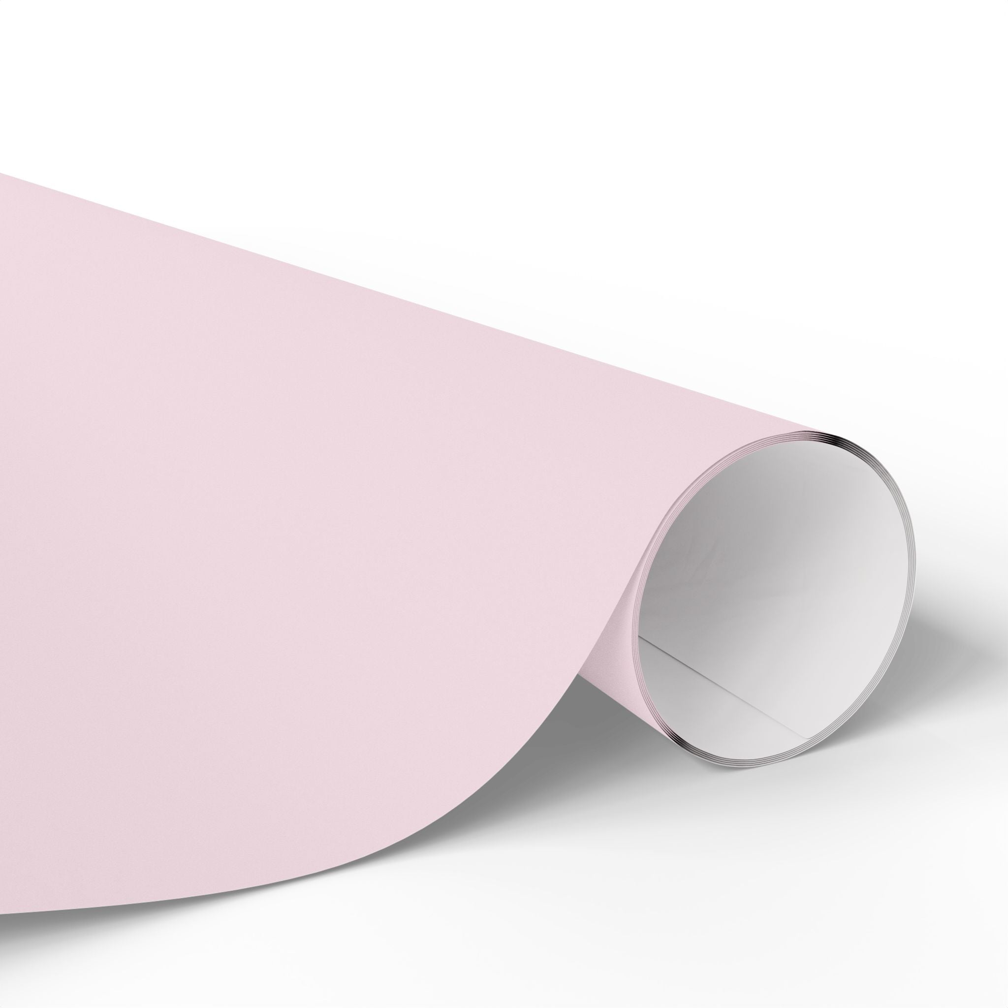 Christmas Wrapping Paper featuring solid nutcracker blush pink gift wrap made to coordinate with holiday decorations.