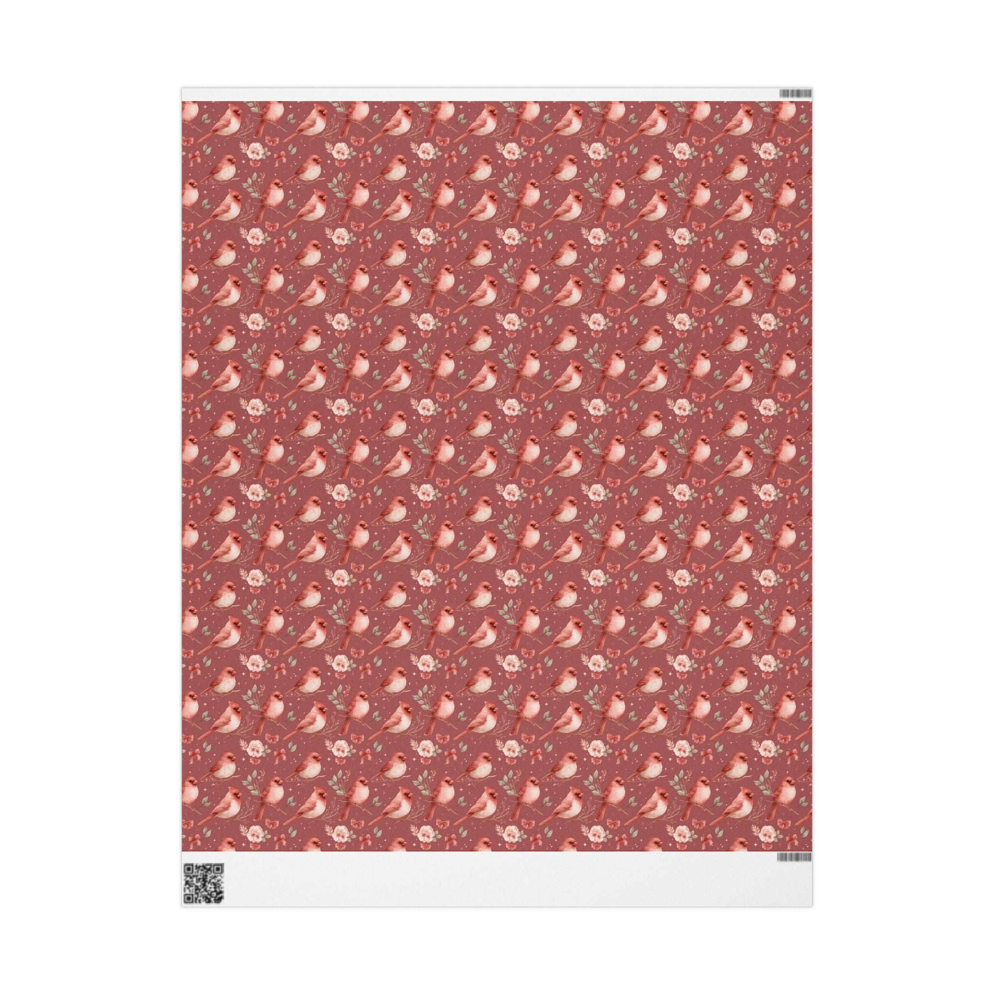 Cardinal Cheer Gift Wrap