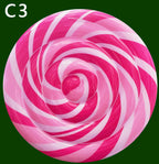 Christmas Ornament featuring oversized lollipop Christmas ornament decor.