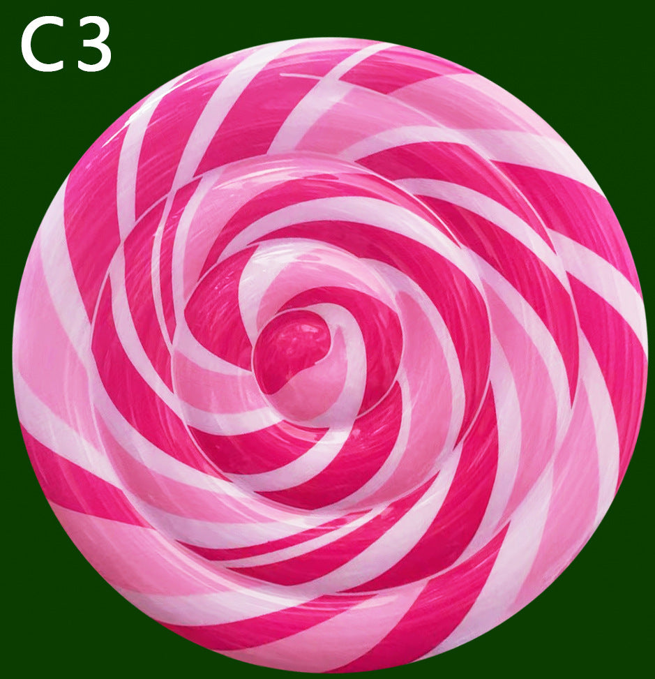Christmas Ornament featuring oversized lollipop Christmas ornament decor.