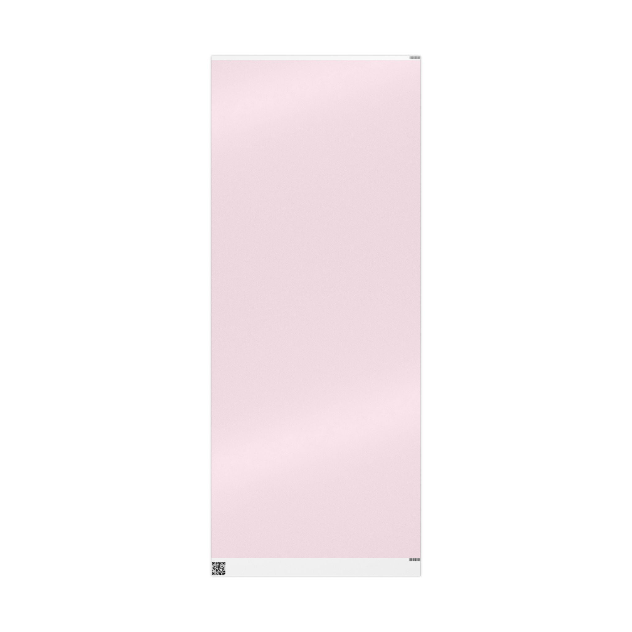 Christmas Wrapping Paper featuring solid nutcracker blush pink gift wrap made to coordinate with holiday decorations.