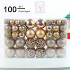 Christmas Ornament featuring a festive set of Christmas ornaments for tree decorating.