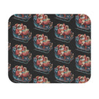 Christmas Mouse Pad featuring Vintage Santa Sleigh Mouse Pad holiday artwork.